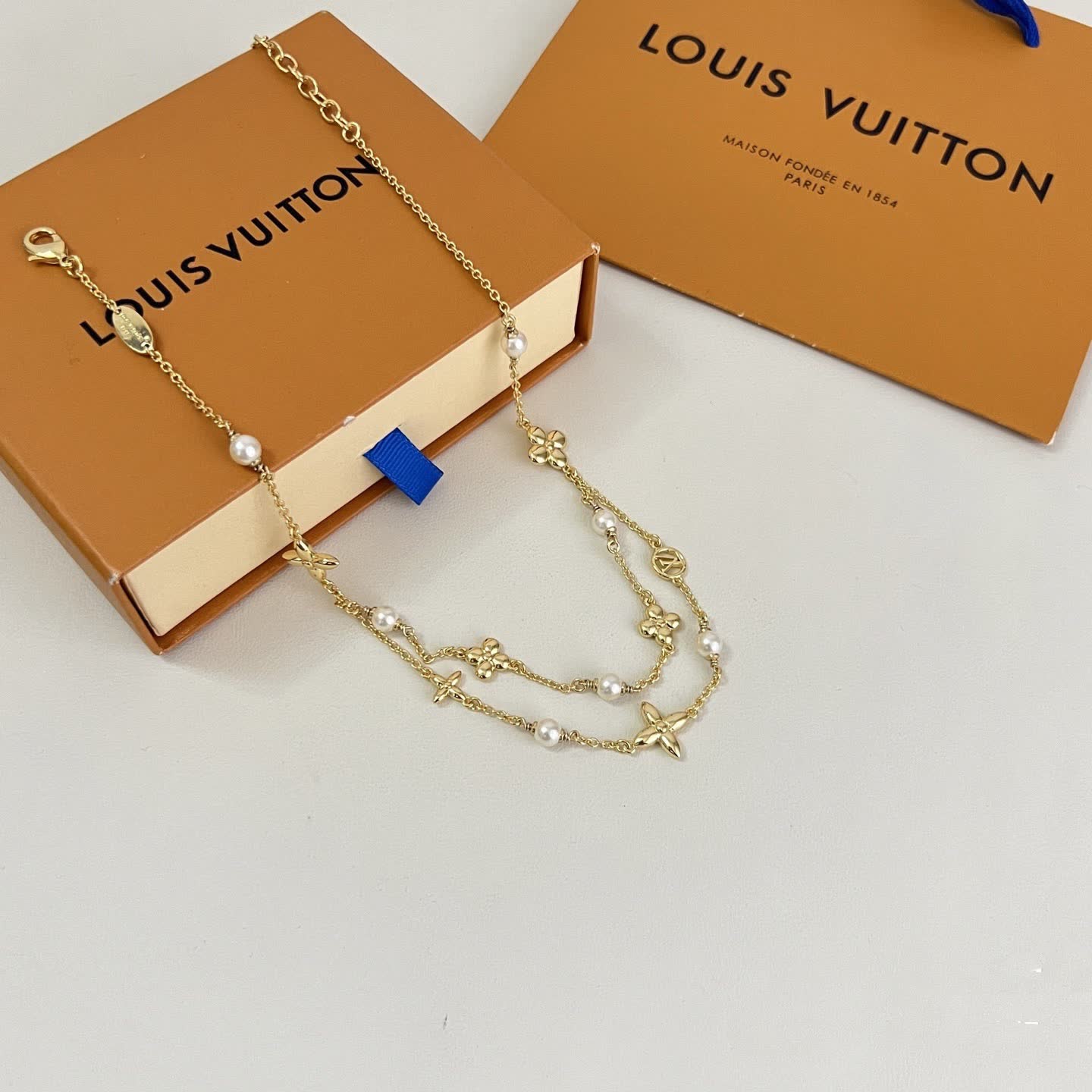Louis Vuitton Pearl Constellations Necklace